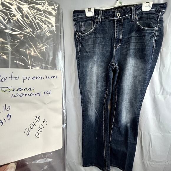 Cato Premium Women's Jeans size 14 38x31 the worn look - Picture 12 of 12